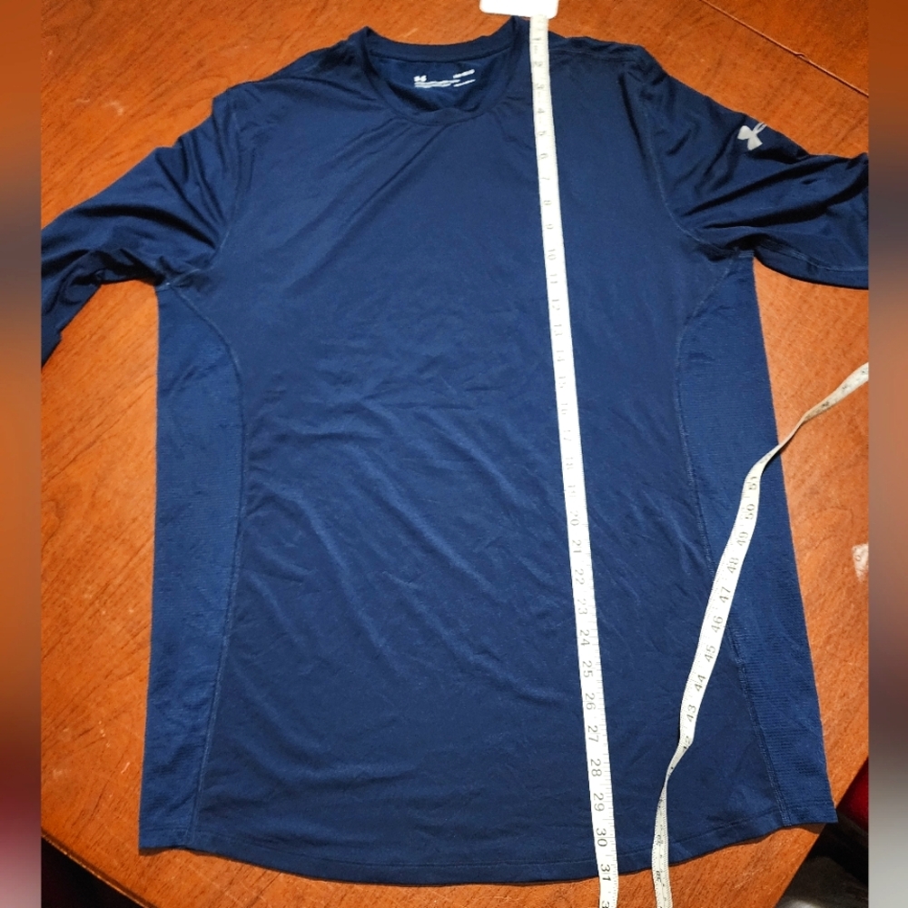 Under Armour Navy Blue Short Sleeve Shirt